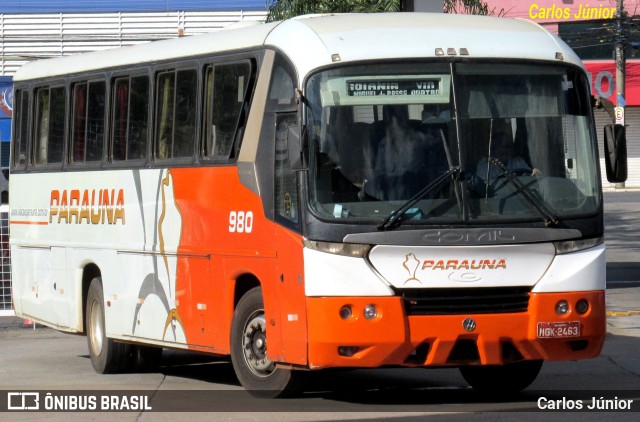 Viação Paraúna 980 na cidade de Goiânia, Goiás, Brasil, por Carlos Júnior. ID da foto: 11105888.