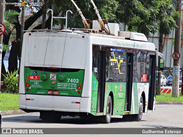 Next Mobilidade - ABC Sistema de Transporte 7402 na cidade de Santo André, São Paulo, Brasil, por Guilherme Estevan. ID da foto: 11106478.