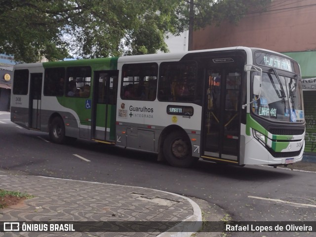 Empresa de Ônibus Vila Galvão 2436 na cidade de Guarulhos, São Paulo, Brasil, por Rafael Lopes de Oliveira. Número da foto: #11106197.