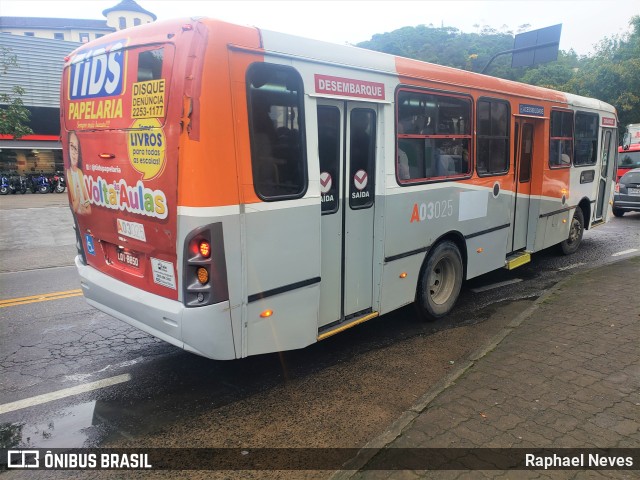 Linave Transportes A03025 na cidade de Petrópolis, Rio de Janeiro, Brasil, por Raphael Neves. Número da foto: #11109304.