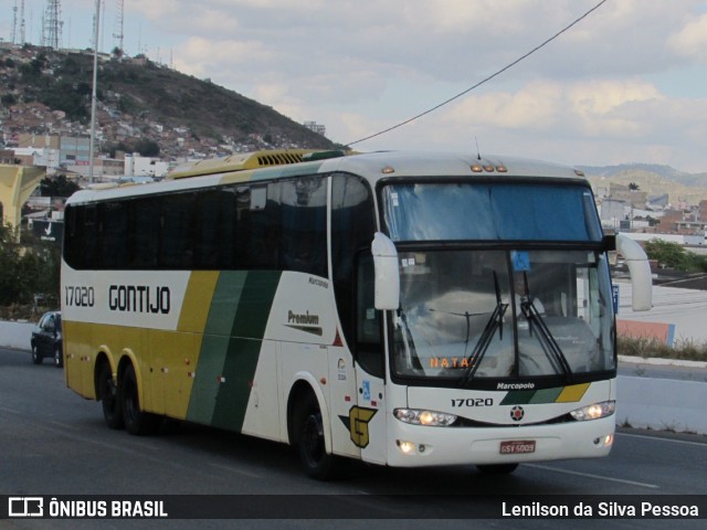 Empresa Gontijo de Transportes 17020 na cidade de Caruaru, Pernambuco, Brasil, por Lenilson da Silva Pessoa. Número da foto: #11109733.