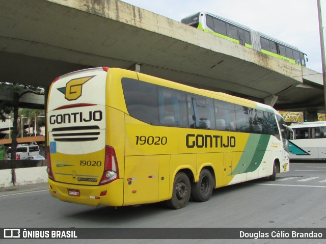 Empresa Gontijo de Transportes 19020 na cidade de Belo Horizonte, Minas Gerais, Brasil, por Douglas Célio Brandao. ID da foto: 11109881.