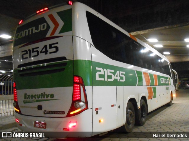 Empresa Gontijo de Transportes 21545 na cidade de Belo Horizonte, Minas Gerais, Brasil, por Hariel Bernades. ID da foto: 11110102.