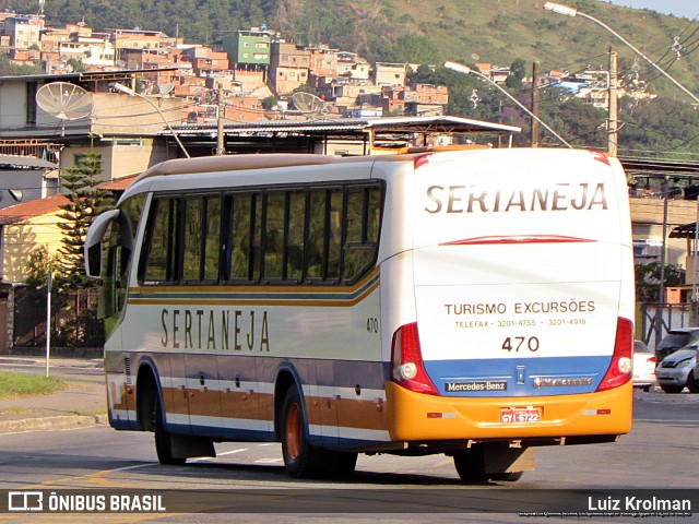 Viação Sertaneja 470 na cidade de Juiz de Fora, Minas Gerais, Brasil, por Luiz Krolman. ID da foto: 11108090.