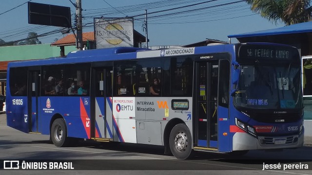 Viação Miracatiba 15.1035 na cidade de Embu das Artes, São Paulo, Brasil, por jessé pereira. Número da foto: #11108194.
