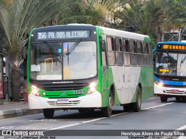 VB Transportes e Turismo 3159 na cidade de Campinas, São Paulo, Brasil, por Henrique Alves de Paula Silva. Número da foto: #11107952.