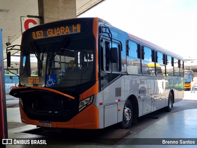 Auto Viação Marechal Brasília 445410 na cidade de Brasília, Distrito Federal, Brasil, por Brenno Santos. Número da foto: #11107364.
