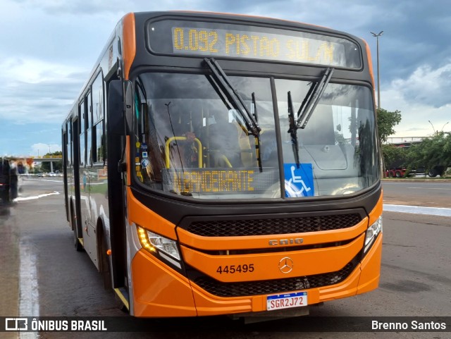 Auto Viação Marechal Brasília 445495 na cidade de Taguatinga, Distrito Federal, Brasil, por Brenno Santos. Número da foto: #11107355.
