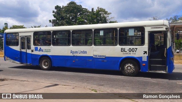 Transportes Águas Lindas BL-007 na cidade de Ananindeua, Pará, Brasil, por Ramon Gonçalves. Número da foto: #11107858.