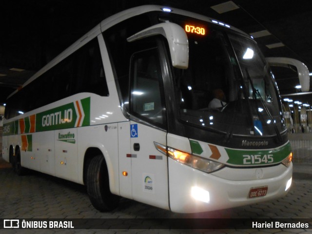 Empresa Gontijo de Transportes 21545 na cidade de Belo Horizonte, Minas Gerais, Brasil, por Hariel Bernades. Número da foto: #11110096.