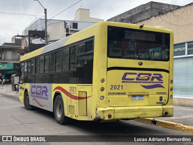 COR - Compania de Ómnibus Rivera 2021 na cidade de Rivera, Uruguai, por Lucas Adriano Bernardino. ID da foto: 11109212.