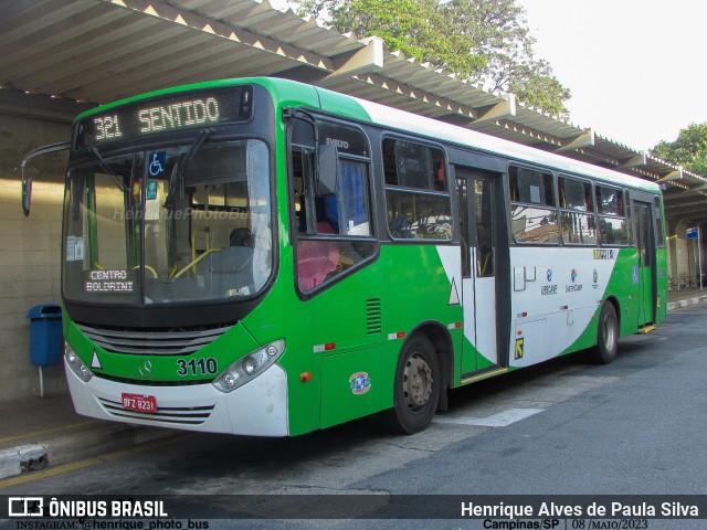 VB Transportes e Turismo 3110 na cidade de Campinas, São Paulo, Brasil, por Henrique Alves de Paula Silva. Número da foto: #11107954.