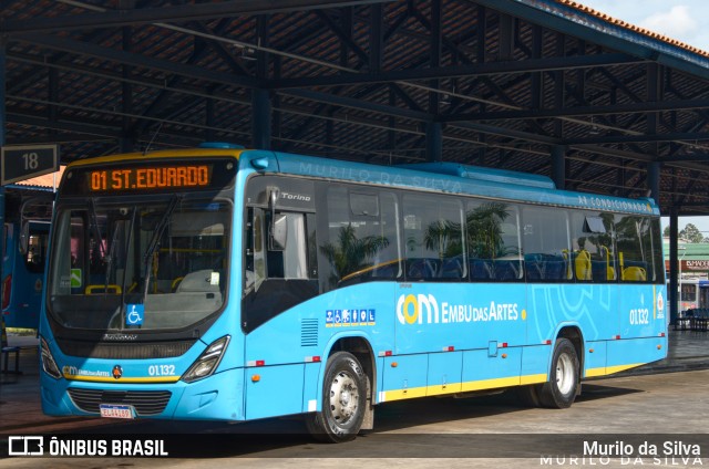 JTP Transportes - COM Embu das Artes 01.132 na cidade de Embu das Artes, São Paulo, Brasil, por Murilo da Silva. Número da foto: #11107749.