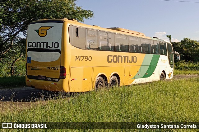 Empresa Gontijo de Transportes 14790 na cidade de Aracaju, Sergipe, Brasil, por Gladyston Santana Correia. ID da foto: 11110269.