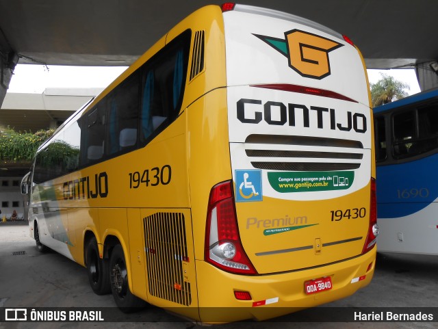 Empresa Gontijo de Transportes 19430 na cidade de Belo Horizonte, Minas Gerais, Brasil, por Hariel Bernades. Número da foto: #11110224.