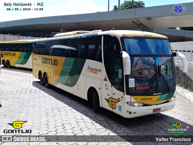 Empresa Gontijo de Transportes 14540 na cidade de Belo Horizonte, Minas Gerais, Brasil, por Valter Francisco. ID da foto: 11110310.