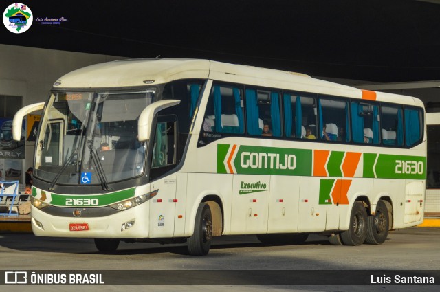 Empresa Gontijo de Transportes 21630 na cidade de Goiânia, Goiás, Brasil, por Luis Santana. ID da foto: 11110879.