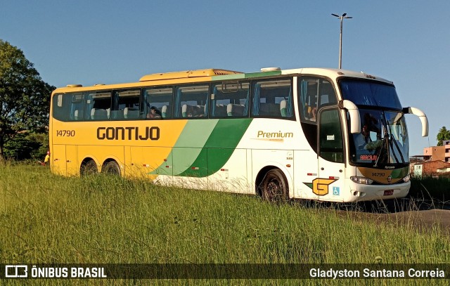 Empresa Gontijo de Transportes 14790 na cidade de Aracaju, Sergipe, Brasil, por Gladyston Santana Correia. Número da foto: #11110272.