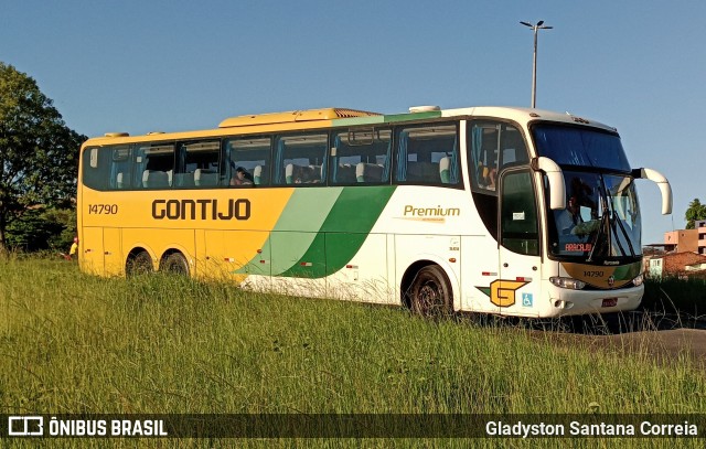 Empresa Gontijo de Transportes 14790 na cidade de Aracaju, Sergipe, Brasil, por Gladyston Santana Correia. ID da foto: 11110272.