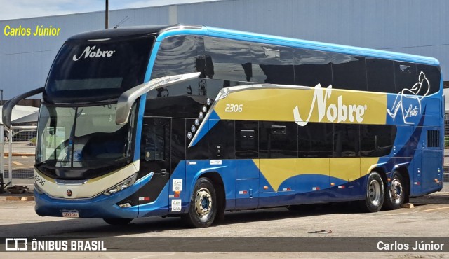 Nobre Turismo 2306 na cidade de Goiânia, Goiás, Brasil, por Carlos Júnior. Número da foto: #11110326.