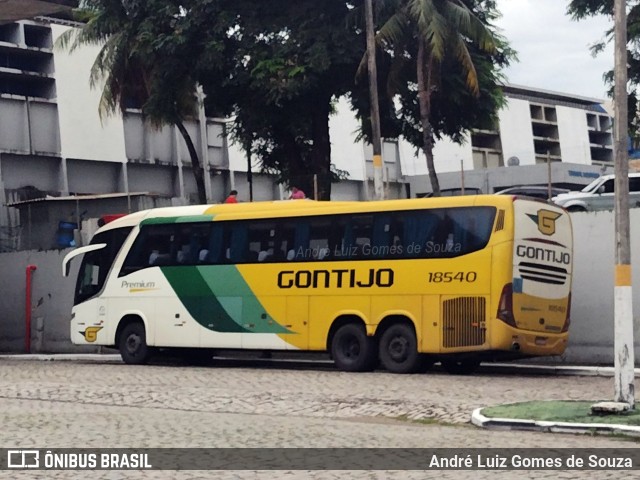 Empresa Gontijo de Transportes 18540 na cidade de Fortaleza, Ceará, Brasil, por André Luiz Gomes de Souza. Número da foto: #11112357.