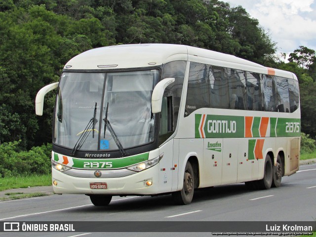 Empresa Gontijo de Transportes 21375 na cidade de Juiz de Fora, Minas Gerais, Brasil, por Luiz Krolman. ID da foto: 11110687.