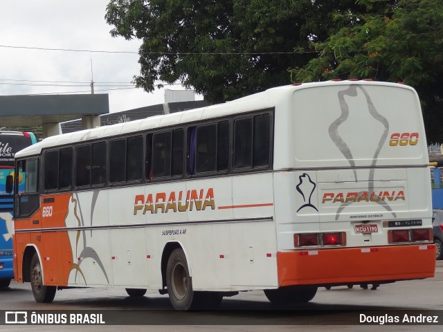 Viação Paraúna 660 na cidade de Goiânia, Goiás, Brasil, por Douglas Andrez. ID da foto: 11112316.