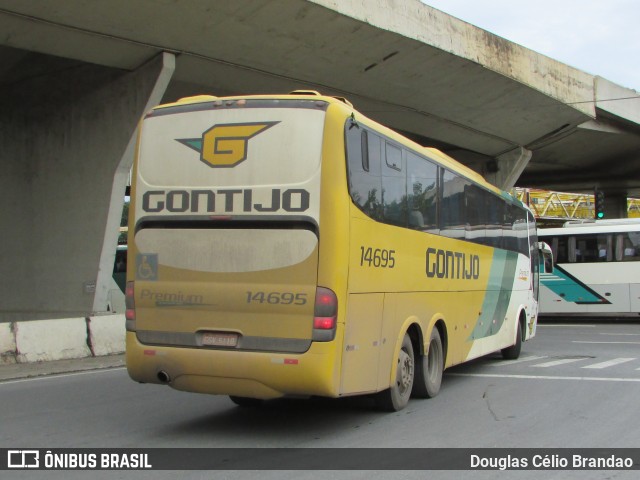 Empresa Gontijo de Transportes 14695 na cidade de Belo Horizonte, Minas Gerais, Brasil, por Douglas Célio Brandao. ID da foto: 11110801.