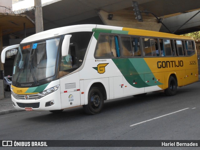 Empresa Gontijo de Transportes 3225 na cidade de Belo Horizonte, Minas Gerais, Brasil, por Hariel Bernades. Número da foto: #11111000.