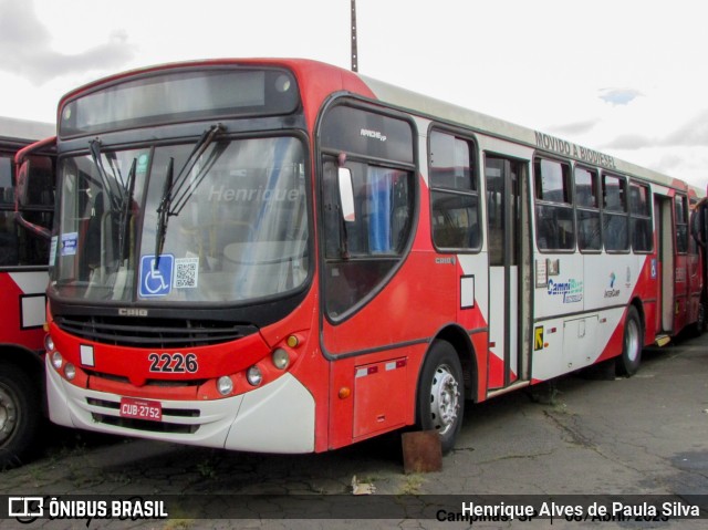 Expresso CampiBus 2226 na cidade de Campinas, São Paulo, Brasil, por Henrique Alves de Paula Silva. Número da foto: #11113355.