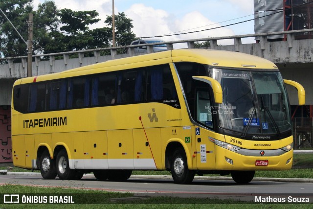 Viação Nova Itapemirim 20196 na cidade de Vitória, Espírito Santo, Brasil, por Matheus Souza. Número da foto: #11113044.