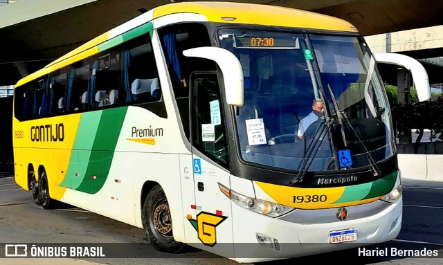 Empresa Gontijo de Transportes 19380 na cidade de Belo Horizonte, Minas Gerais, Brasil, por Hariel Bernades. Número da foto: #11113281.