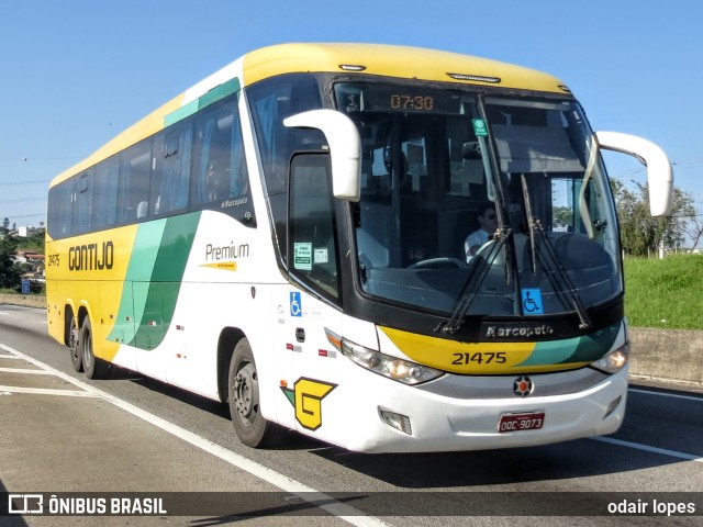 Empresa Gontijo de Transportes 21475 na cidade de Caçapava, São Paulo, Brasil, por odair lopes. ID da foto: 11113162.