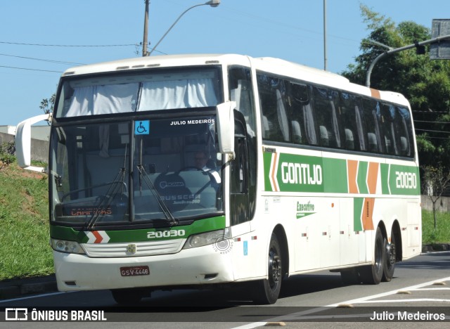 Empresa Gontijo de Transportes 20030 na cidade de Campinas, São Paulo, Brasil, por Julio Medeiros. ID da foto: 11112623.