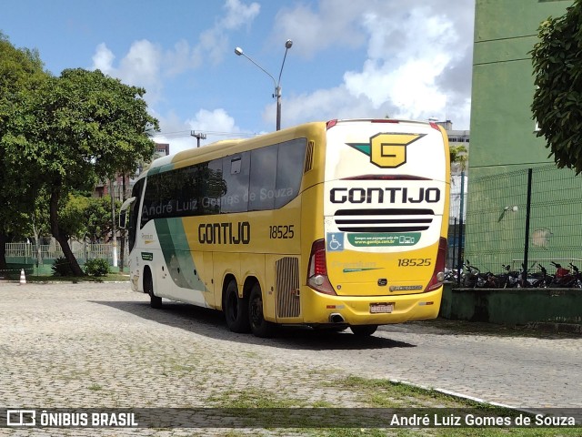 Empresa Gontijo de Transportes 18525 na cidade de Fortaleza, Ceará, Brasil, por André Luiz Gomes de Souza. ID da foto: 11113710.