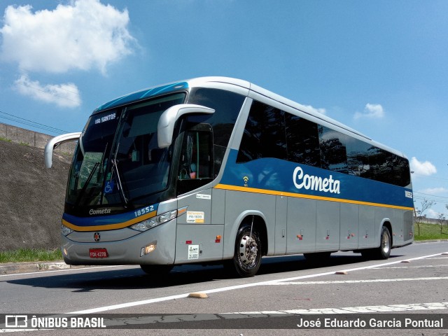 Viação Cometa 18552 na cidade de Campinas, São Paulo, Brasil, por José Eduardo Garcia Pontual. Número da foto: #11112915.