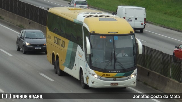 Empresa Gontijo de Transportes 21410 na cidade de São José dos Campos, São Paulo, Brasil, por Jonatas Costa da Mata. ID da foto: 11112871.