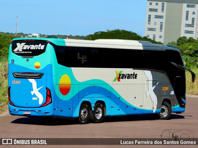 Viação Xavante 22201 na cidade de Barra do Garças, Mato Grosso, Brasil, por Lucas Ferreira dos Santos Gomes. Número da foto: #11114244.