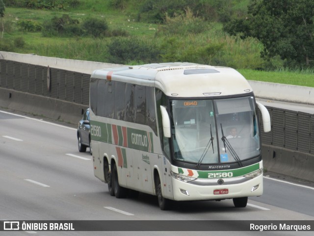 Empresa Gontijo de Transportes 21580 na cidade de São José dos Campos, São Paulo, Brasil, por Rogerio Marques. ID da foto: 11113886.