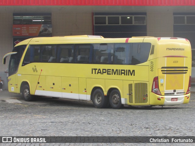Viação Itapemirim 60039 na cidade de Manhuaçu, Minas Gerais, Brasil, por Christian  Fortunato. Número da foto: #11114009.