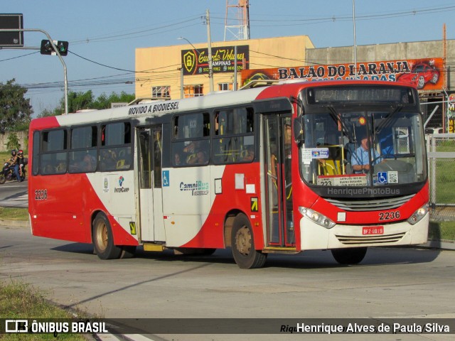 Expresso CampiBus 2236 na cidade de Campinas, São Paulo, Brasil, por Henrique Alves de Paula Silva. Número da foto: #11113362.