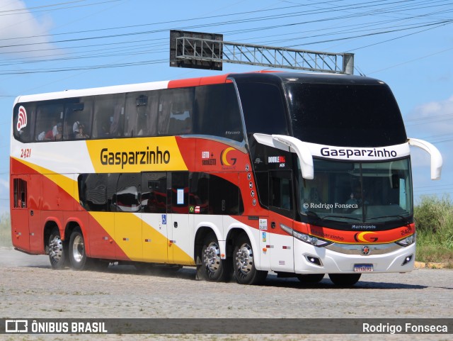 Gasparzinho Turismo 2421 na cidade de Messias, Alagoas, Brasil, por Rodrigo Fonseca. Número da foto: #11112505.