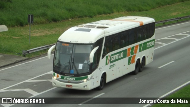 Empresa Gontijo de Transportes 21590 na cidade de São José dos Campos, São Paulo, Brasil, por Jonatas Costa da Mata. ID da foto: 11112837.