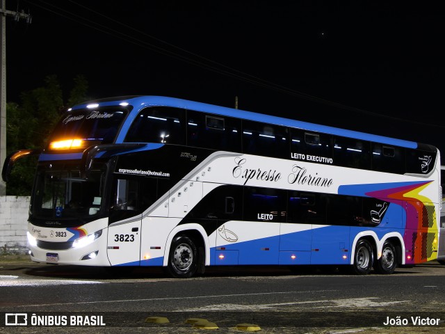 Expresso Floriano 3823 na cidade de Teresina, Piauí, Brasil, por João Victor. ID da foto: 11113767.