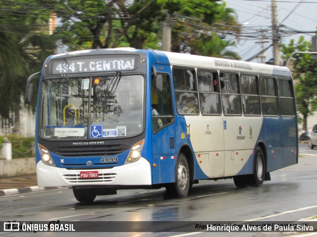 Onicamp Transporte Coletivo 4899 na cidade de Campinas, São Paulo, Brasil, por Henrique Alves de Paula Silva. ID da foto: 11113299.