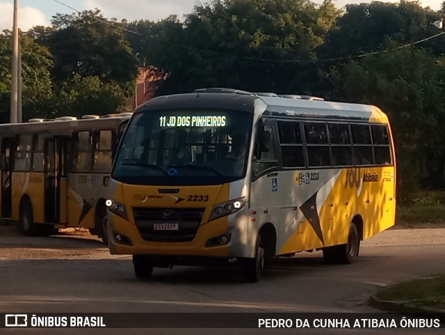 Sancetur - Sou Atibaia 2233 na cidade de Atibaia, São Paulo, Brasil, por PEDRO DA CUNHA ATIBAIA ÔNIBUS. Número da foto: #11112490.