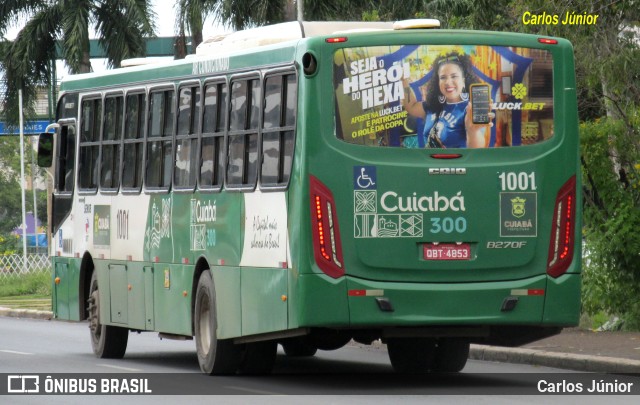 Viação Paraense Cuiabá Transportes 1001 na cidade de Cuiabá, Mato Grosso, Brasil, por Carlos Júnior. Número da foto: #11115588.