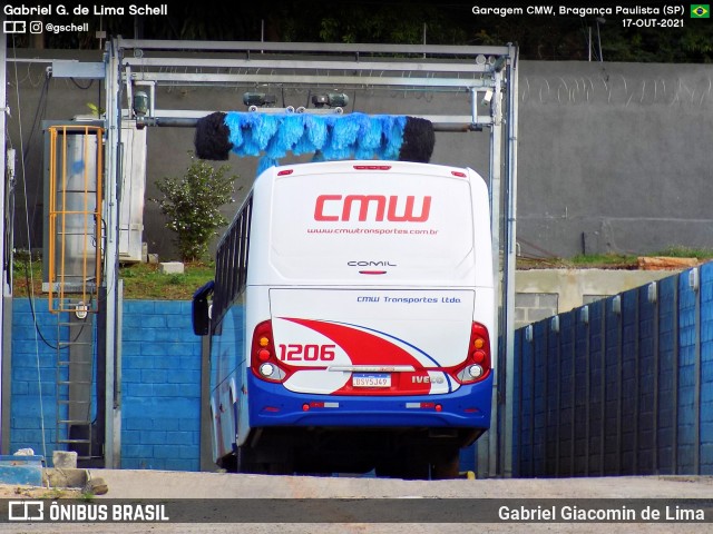 CMW Transportes 1206 na cidade de Bragança Paulista, São Paulo, Brasil, por Gabriel Giacomin de Lima. Número da foto: #11115022.