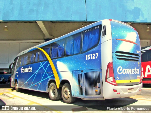 Viação Cometa 15127 na cidade de Sorocaba, São Paulo, Brasil, por Flavio Alberto Fernandes. ID da foto: 11114930.