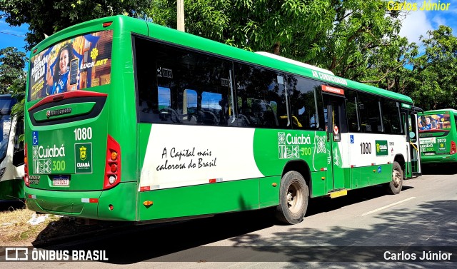 Viação Paraense Cuiabá Transportes 1080 na cidade de Cuiabá, Mato Grosso, Brasil, por Carlos Júnior. Número da foto: #11115233.